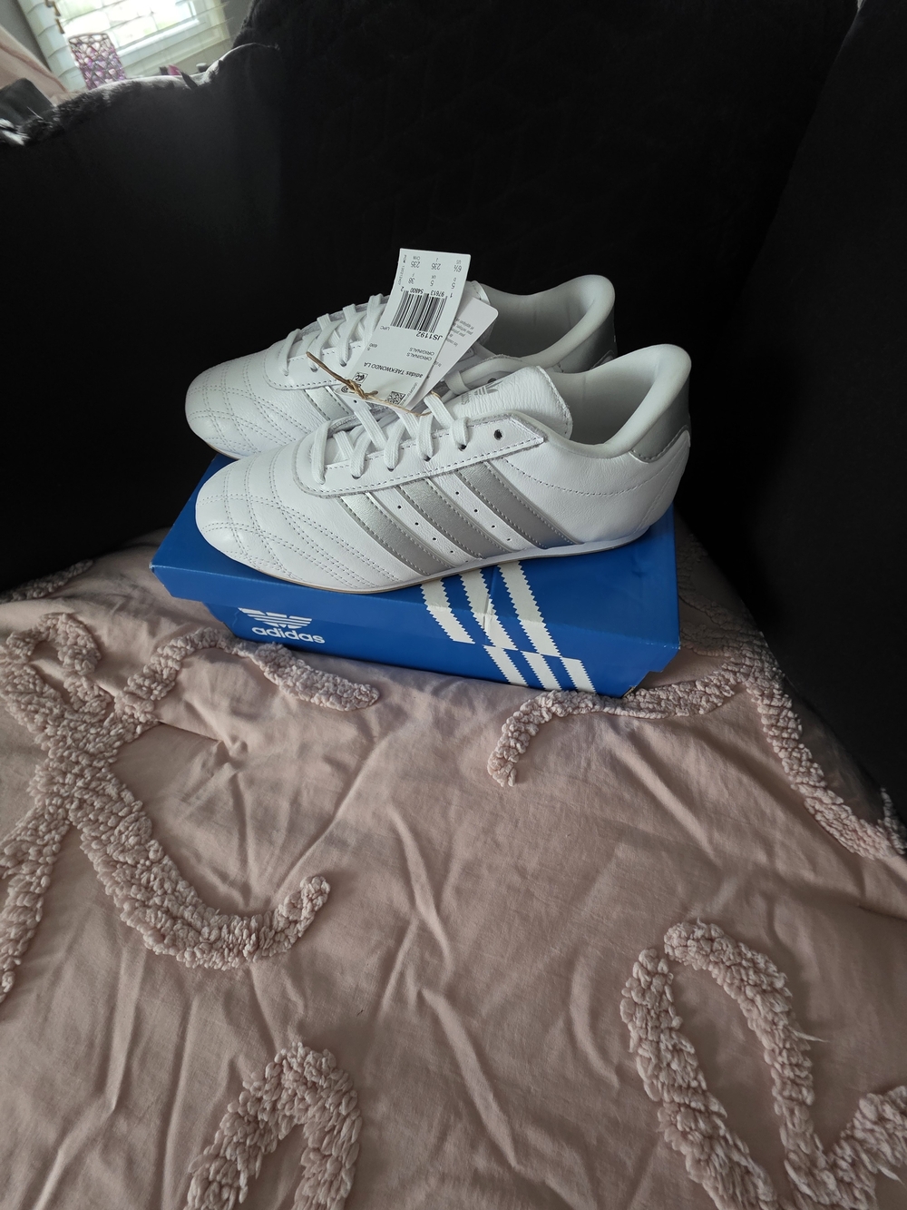adidas Women's White Classic Leather Sneakers